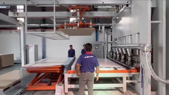 Beli Mesin Pencet Panas Laminasi Melamin Siklus Singkat Untuk Kayu Lapis online manufacture
