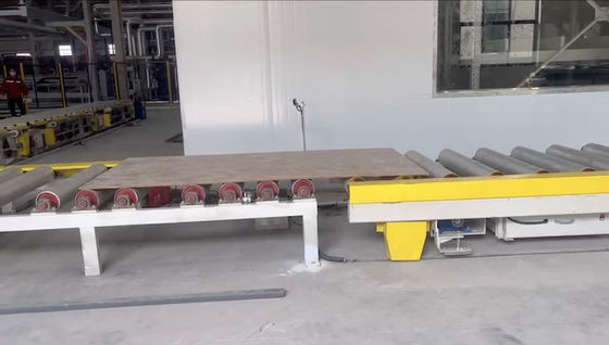 Beli Melamine otomatis garis pers siklus pendek untuk penyimpanan substrat 2.75kw online manufacture