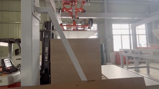 Mdf Laminate Hot Press Machine Papan buatan Pekan Siklus Singkat 4X9