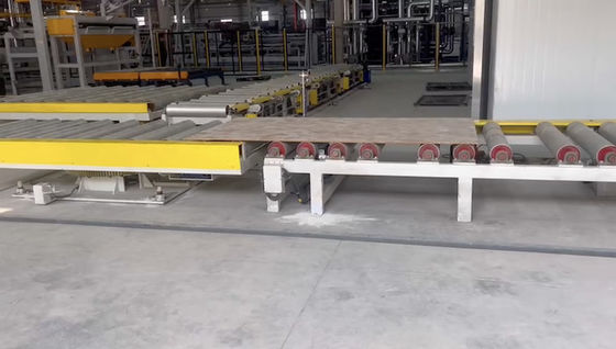 Melamine Short Cycle Press Automatic Board Line Produksi 1800 ton