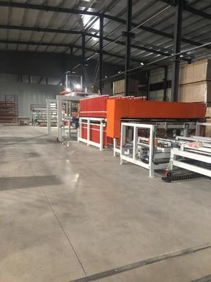 Industrial Precision 20000kN Laminate Flooring Line Short Cycle Hot Press